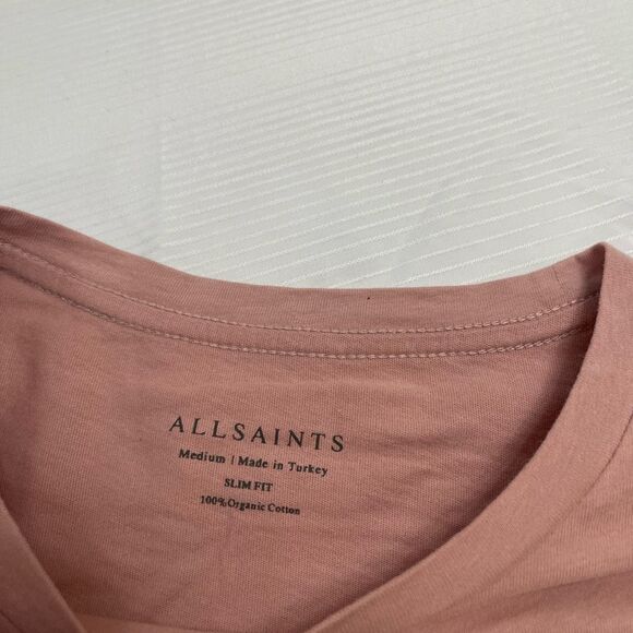 AllSaints Sandalwood Men's Sleeve T-Shirt Size Medium - Picture 3 of 6